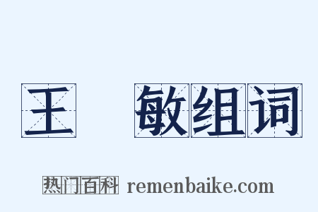 王時敏组词是什么意思的图片